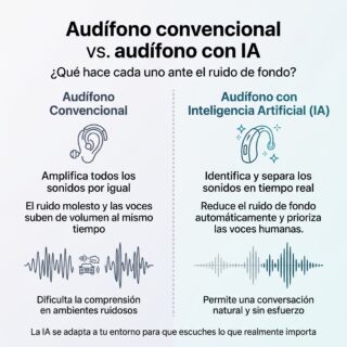 comparacion entre audifono convencional y audifono con ia